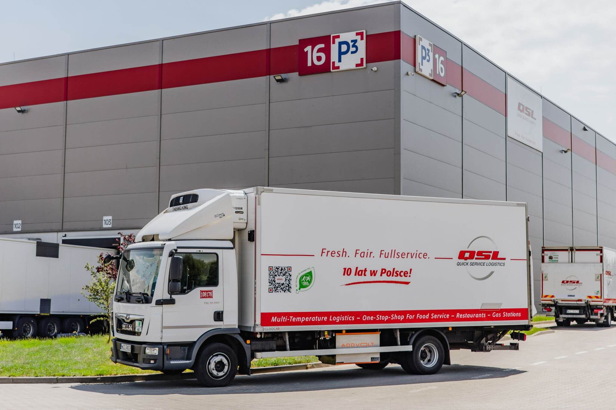 QSL Polska sustainable refrigerated transport Addvolt